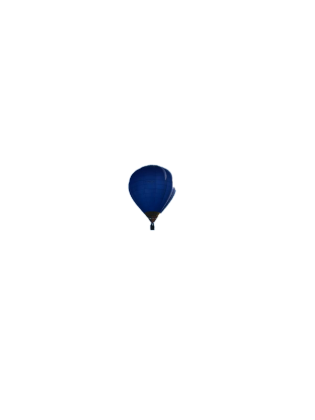 Montgolfière en suspension